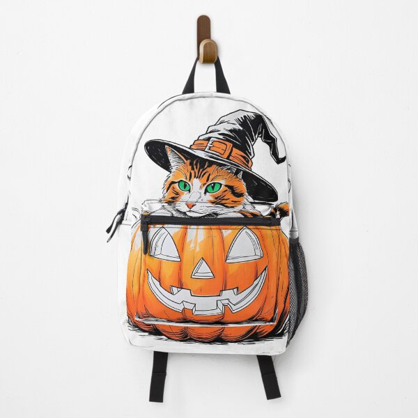 Item preview, Cat coming out of a Pumpkin designed and sold by StickerArt Shop.