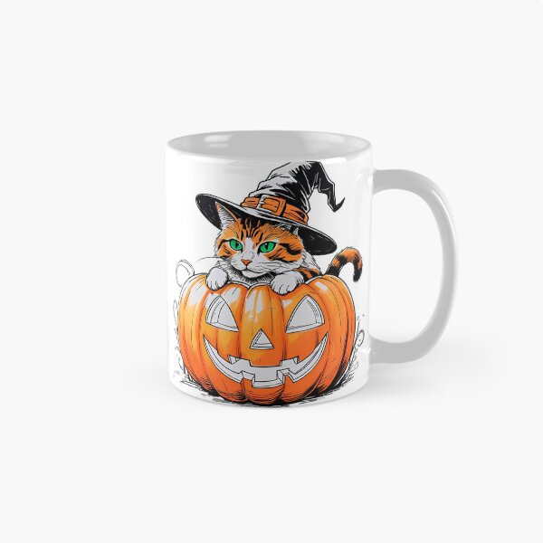 Item preview, Cat coming out of a Pumpkin designed and sold by StickerArt Shop.