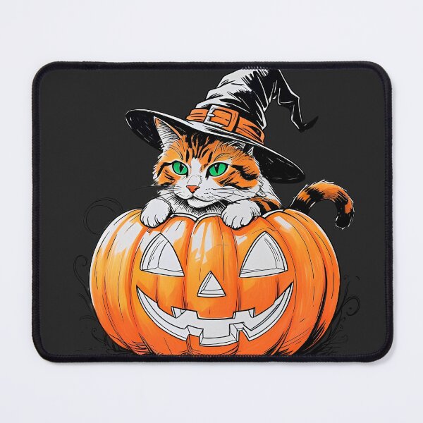 Item preview, Cat coming out of a Pumpkin designed and sold by StickerArt Shop.