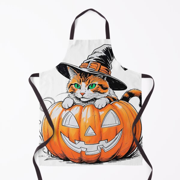 Item preview, Cat coming out of a Pumpkin designed and sold by StickerArt Shop.