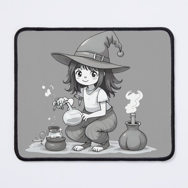 Item preview, "Little Witch Mixing Potions" designed and sold by nighttime1990.