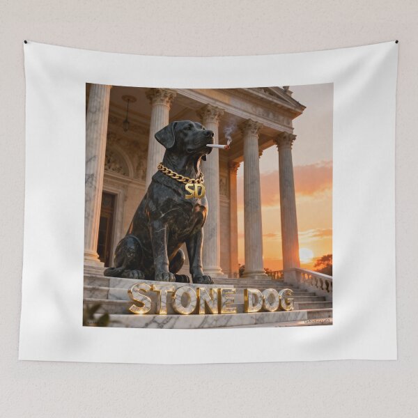 Item preview, The Stone Dog Print designed and sold by Lichentroupe63.