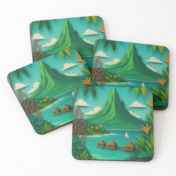 Item preview, One Hundred Magic Places - Bora Bora, French Polynesia designed and sold by Earth Celebration Designs.