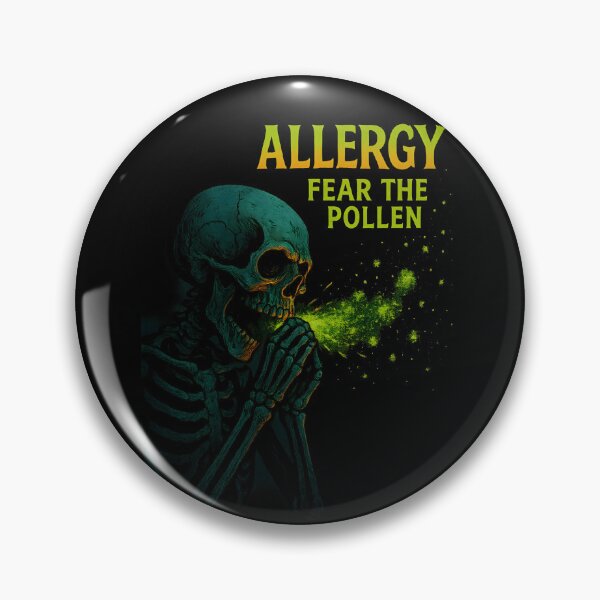 Item preview, Allergist Skeleton Fear the Pollen Gothic Halloween Skull Design designed and sold by ClinicalHubs.