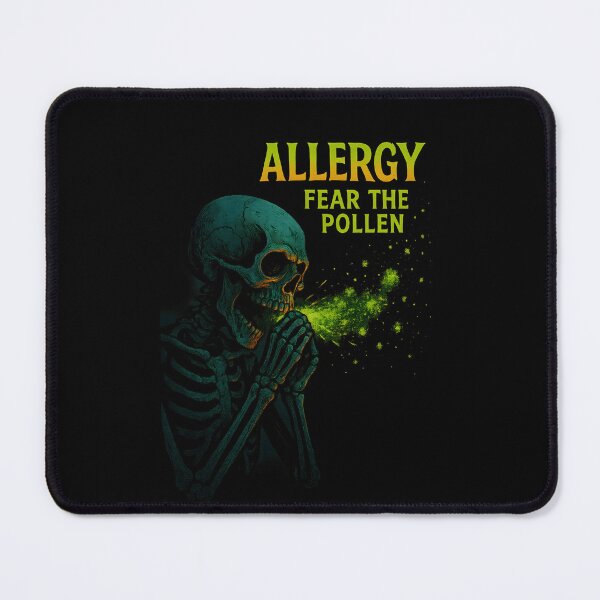 Item preview, Allergist Skeleton Fear the Pollen Gothic Halloween Skull Design designed and sold by ClinicalHubs.