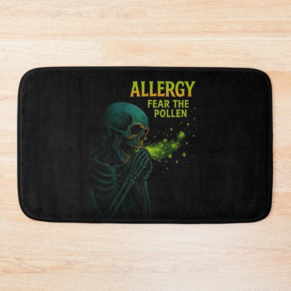 Item preview, Allergist Skeleton Fear the Pollen Gothic Halloween Skull Design designed and sold by ClinicalHubs.