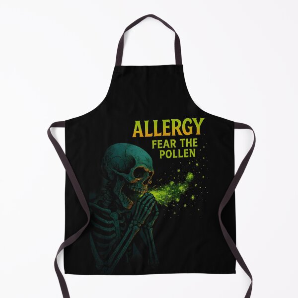 Item preview, Allergist Skeleton Fear the Pollen Gothic Halloween Skull Design designed and sold by ClinicalHubs.