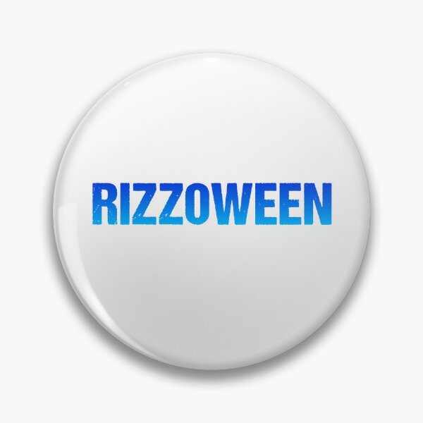 Artikelvorschau, Rizzoween, blaue lustige Halloween-Zitate entworfen und verkauft von Memes N Lore .