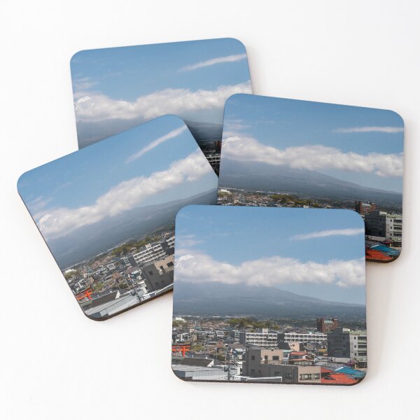 Item preview, Mount Fuji (Fuji San) towering over Fujinomiya City, Japan designed and sold by Ospreychild.