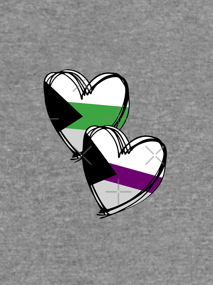 &ldquo;Demisexual and Demiromantic heart&rdquo; Lightweight Sweatshirt for Sale by