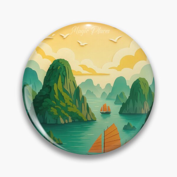 Item preview, Ha Long Bay, Vietnam - One Hundred Magic Places designed and sold by Earth Celebration Designs.