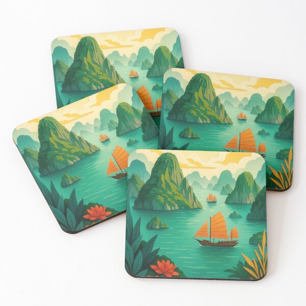 Item preview, One Hundred Magic Places - Ha Long Bay, Vietnam designed and sold by Earth Celebration Designs.