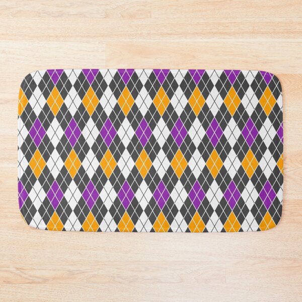 Item preview, Halloween Argyle Diamond Pattern designed and sold by NicolaZhukov.