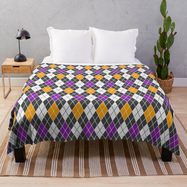 Item preview, Halloween Argyle Diamond Pattern designed and sold by NicolaZhukov.