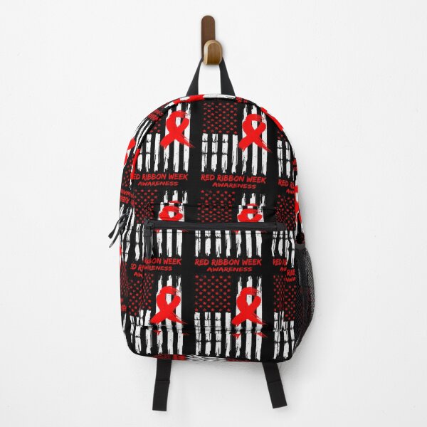 Item preview, Red Ribbon Week Awareness American USA Flag Red Ribbon Week designed and sold by boatensojo.