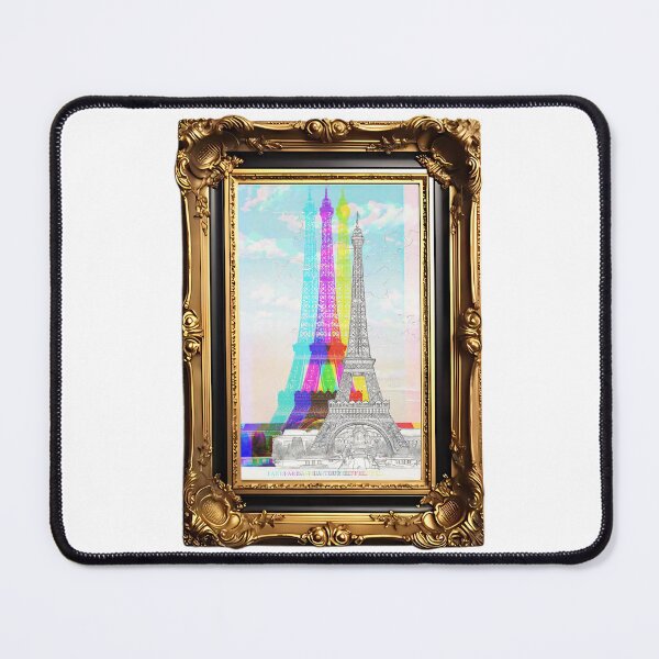 Item preview, Eiffel Tower Glitch Art Paris France designed and sold by Post Haste Art.