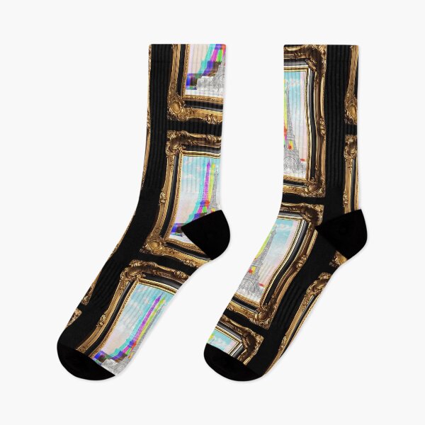 Item preview, Eiffel Tower Glitch Art Paris France designed and sold by Post Haste Art.
