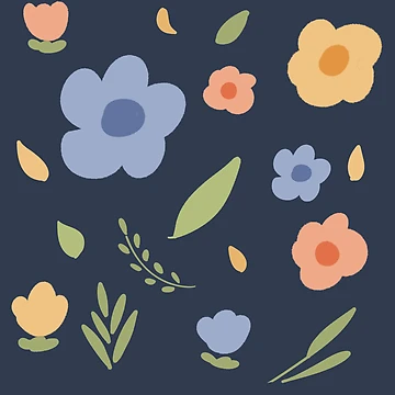 Artwork thumbnail, Pattern Flower Summer Time by Rnaart