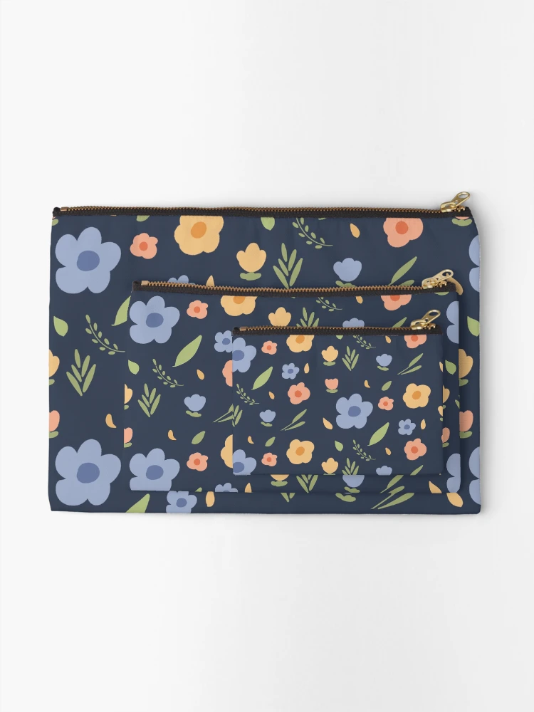 Thumbnail 2 of 4, Zipper Pouch, Pattern Flower Summer Time designed and sold by Rnaart.