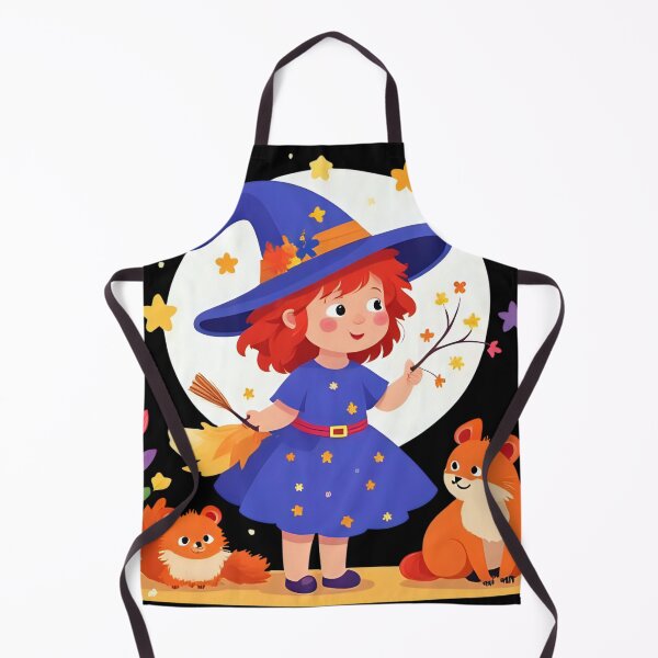 Item preview, "Witch with Woodland Friends" designed and sold by nighttime1990.