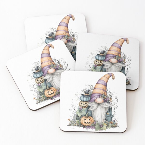 Item preview, Cute Halloween Gnome With Pumpkins Illustration — Seasonal Whimsy designed and sold by moonbloom.