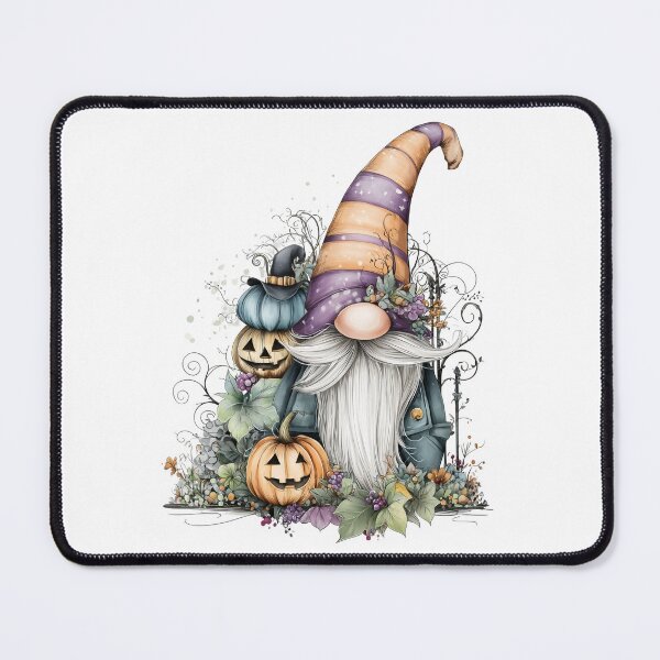 Item preview, Cute Halloween Gnome With Pumpkins Illustration — Seasonal Whimsy designed and sold by moonbloom.