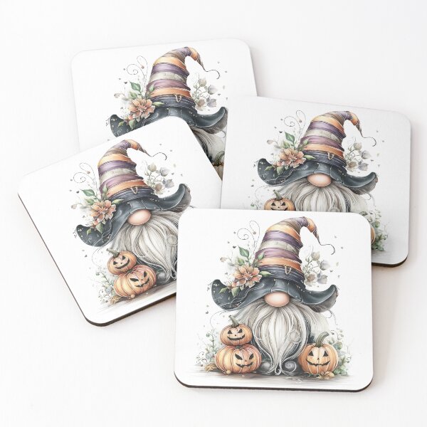 Item preview, Cute Halloween Gnome With Pumpkins Illustration — Seasonal Whimsy designed and sold by moonbloom.