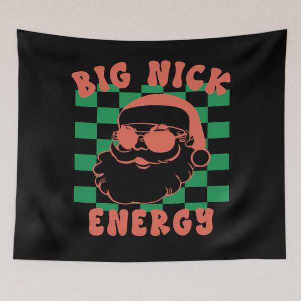 Item preview, Retro Groovy Big Nick Santa Energy Christmas Xmas 2024 		 designed and sold by motangyailid.