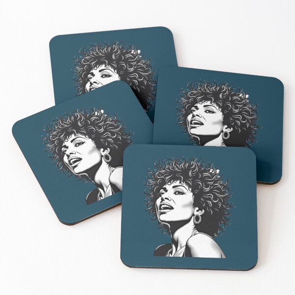 Item preview, Black and white art, beautiful portrait of Tina Turner, home decor. designed and sold by bogantomasa.