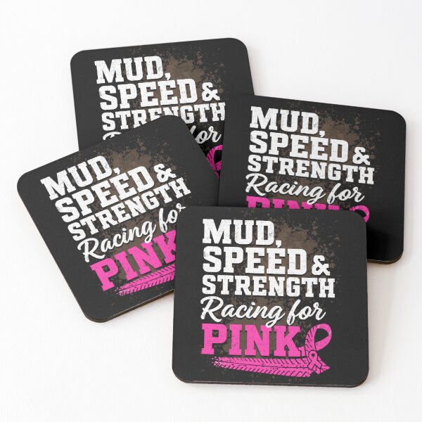 Item preview, Mud, Speed & Strength Racing for Pink Dirt Track Racing Awareness designed and sold by CarantinedChaos.