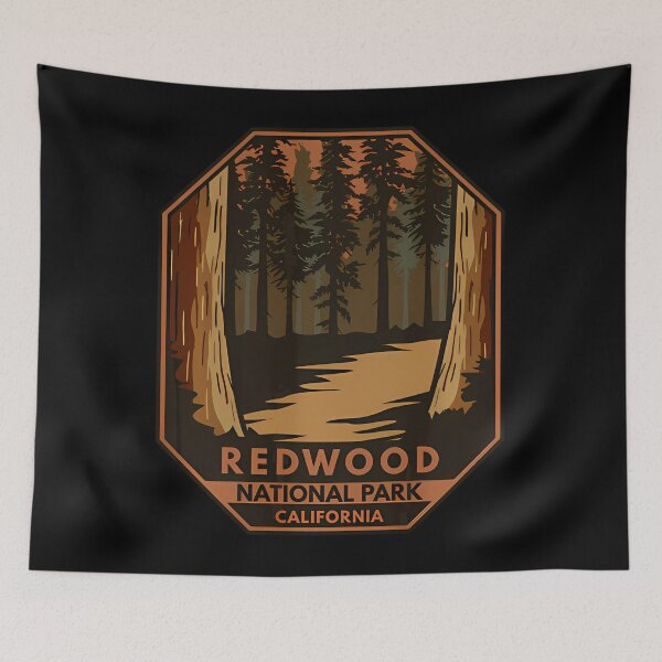 Item preview, Redwood National Park Minimal Retro Emblem Vintage 	 		 designed and sold by boatensojo.