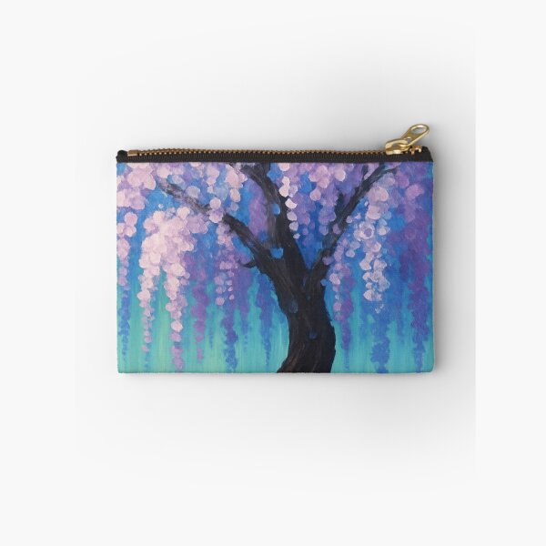Item preview, Color Me Willow – Emotional Purple Tree Painting designed and sold by Painted Moon by Luna Bee™.