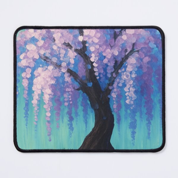 Item preview, Color Me Willow – Emotional Purple Tree Painting designed and sold by Painted Moon by Luna Bee™.