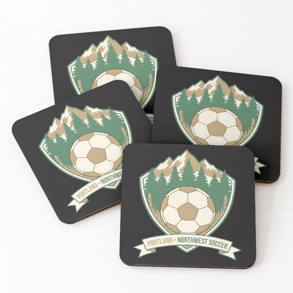 Item preview, Portland Northwest Soccer Vintage Mountain Crest Design designed and sold by PostersMode.