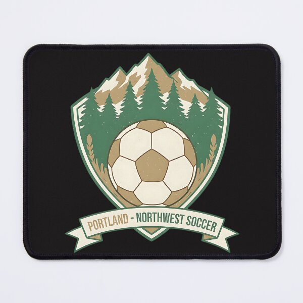 Item preview, Portland Northwest Soccer Vintage Mountain Crest Design designed and sold by PostersMode.