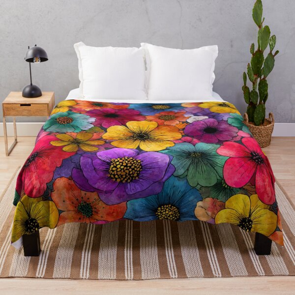 Item preview, Colorful Flowers Design designed and sold by NicolasGlowArt.