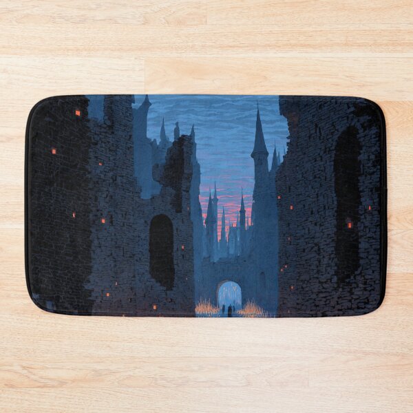 Item preview, Dark fantasy castle – ruins with a thousand candles and mysterious figures designed and sold by Meiersbeste.