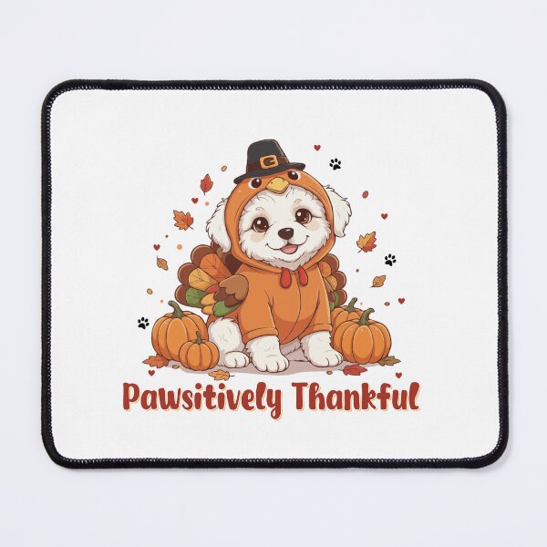 Item preview, Pawsitively Thankful Kuvasz Thanksgiving Cute Fall designed and sold by The Real Life Symphony.