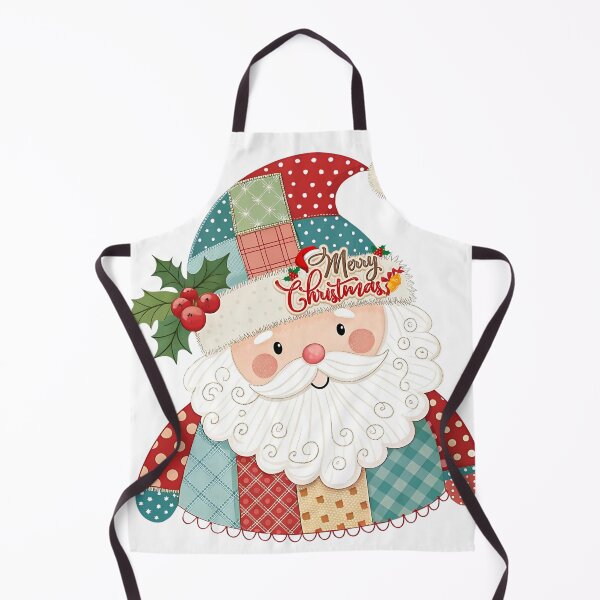 Artikelvorschau, Patchwork Weihnachtsmann Frohe Weihnachten entworfen und verkauft von Angellacelin.