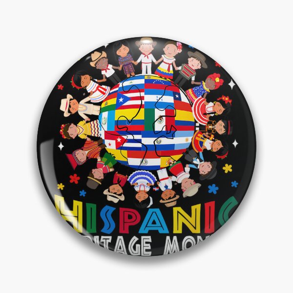 Item preview, World Children National Hispanic Heritage Month Latino Kids 		 designed and sold by cusanofiguerl.