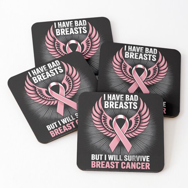 Item preview, I have bad breasts, but I will survive breast cancer designed and sold by Millsoft.