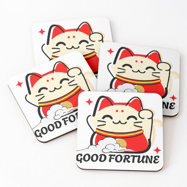 Item preview, Good Fortune Cat – Japanese Lucky Maneki Neko Tokyo Design designed and sold by Graphic Botique.
