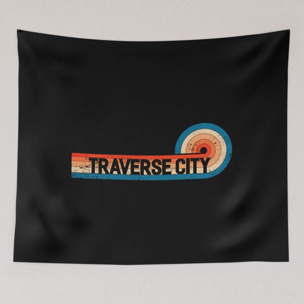 Item preview, Retro TRAVERSE CITY 	 Vintage City TRAVERSE CITY 	 		 designed and sold by realpemehryl.