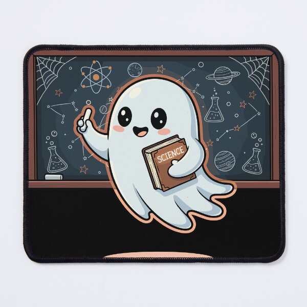 Item preview, Science Teacher Ghost Halloween Classroom Shirt designed and sold by The Art of Kkatarynka.