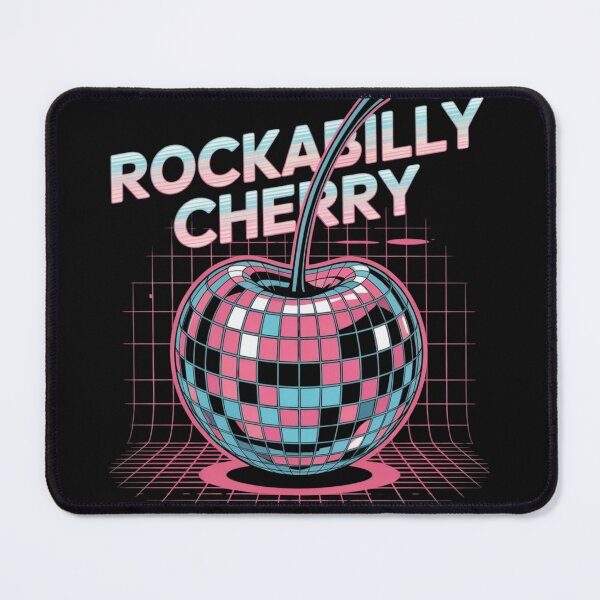Item preview, Rockabilly Cherry Disco Ball Retro Synthwave T-Shirt designed and sold by loccotown168.