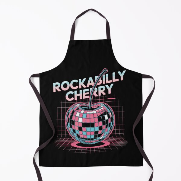 Item preview, Rockabilly Cherry Disco Ball Retro Synthwave T-Shirt designed and sold by loccotown168.