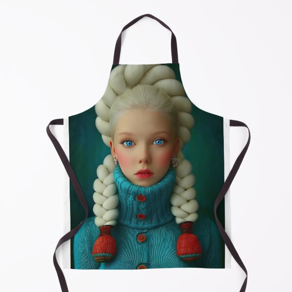 Item preview, Elegant portrait of a young woman with braids designed and sold by Artessie.
