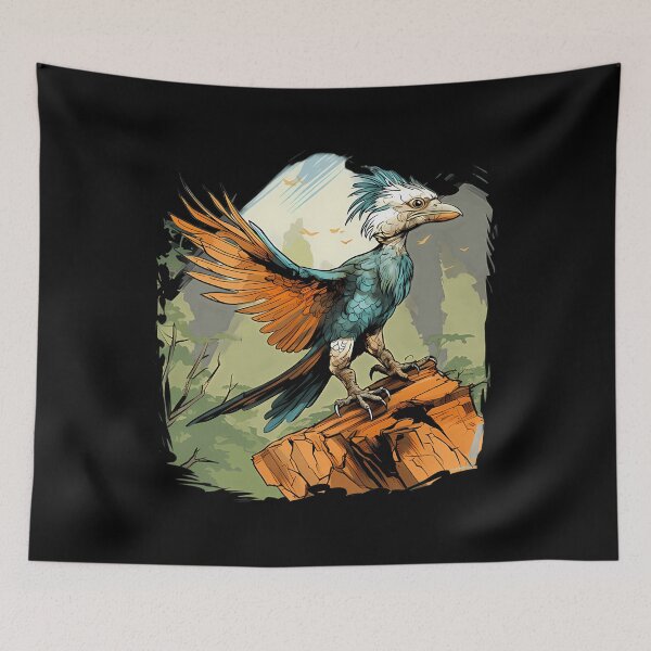 Item preview, Retro Style Archaeopteryx 	1	 designed and sold by muffjapoe.