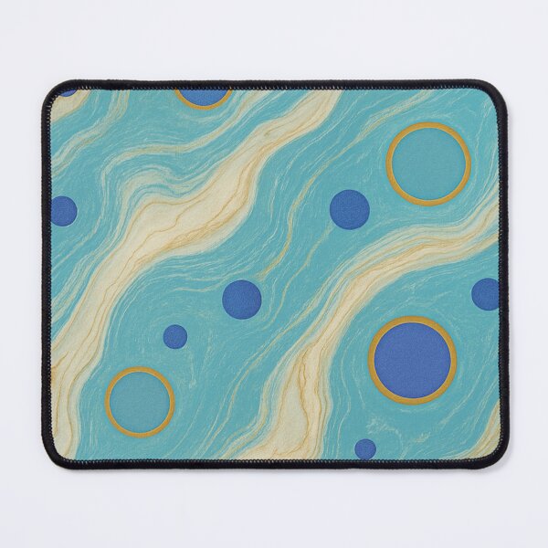 Item preview, Golden Veins on Ocean Blue designed and sold by annenambiro.
