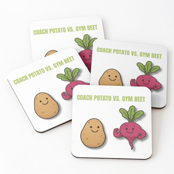 Item preview, Coach Potato vs. Gym Beet designed and sold by D-T-Official.